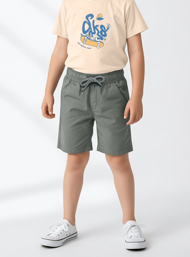 Boys Solid Shorts