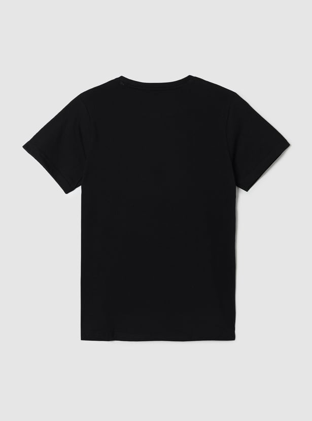 Boys Typographic Print T-shirt