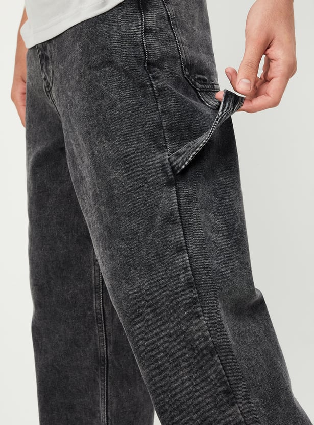 Boys Washed Slim Fit Jeans