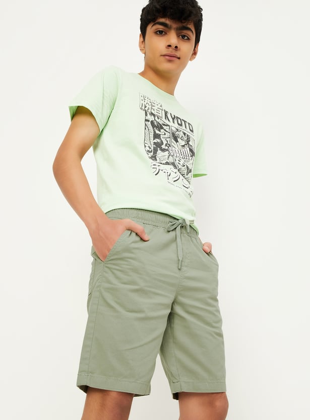 Boys Solid Shorts