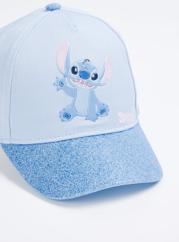 Girls Lilo & Stitch Print Baseball Cap