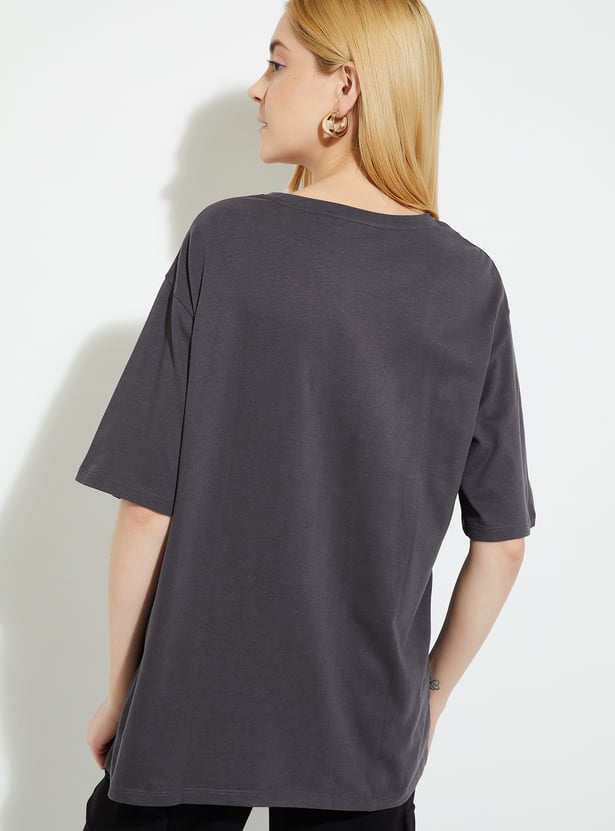 ALAYA F x URB_N Women Embellished T-shirt