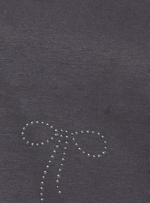 ALAYA F x URB_N Women Embellished T-shirt