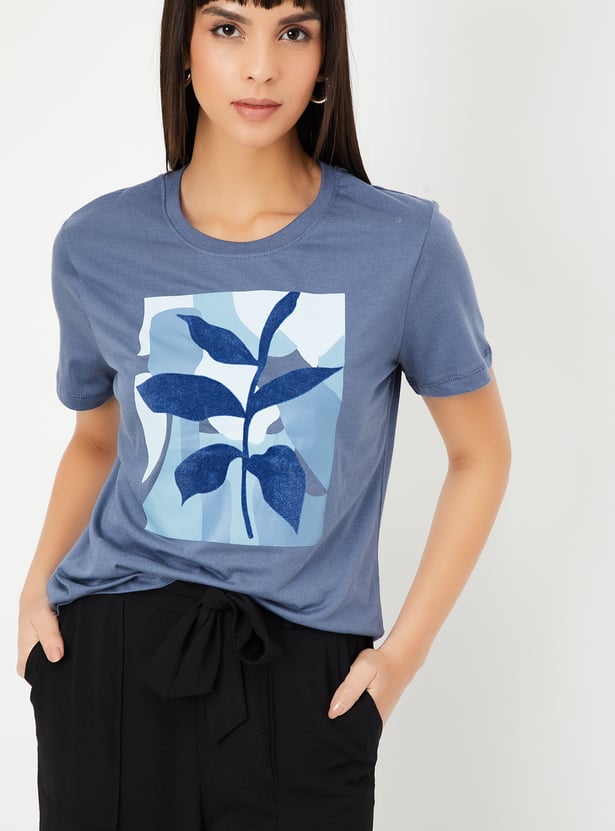 Buy Women Printed T-shirt Online at just Rs. 299.0