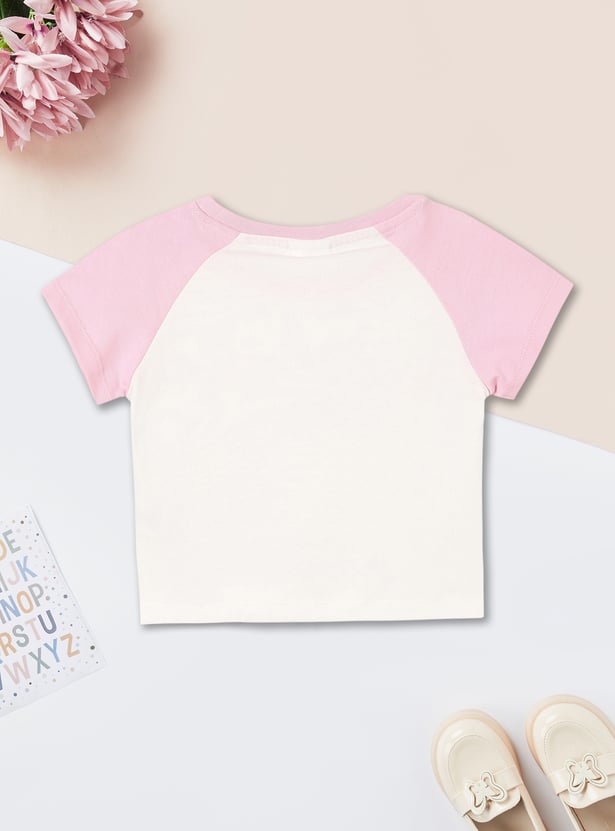 Girls Colourblock Shorts Set