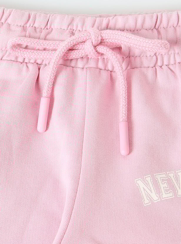 Girls Colourblock Shorts Set