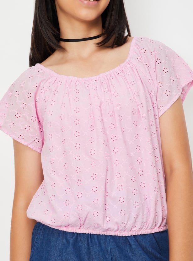 トップス Andmary Mei shirring tops pink Andmary Mei shirring tops pink トップス ANDMARY Mei shirring