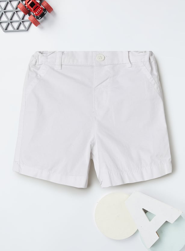 Boys Striped Shorts Set