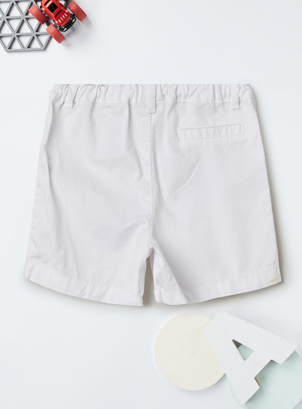 Boys Striped Shorts Set