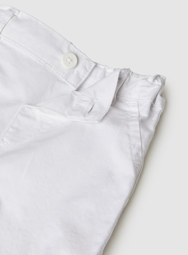 Boys Striped Shorts Set