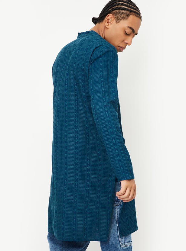 Men Embroidered Regular Fit Kurta