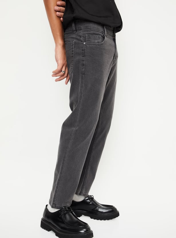 Men Rinsed Regular Fit Jeans