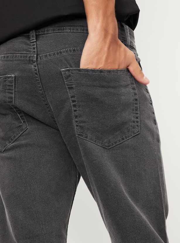 Men Rinsed Regular Fit Jeans