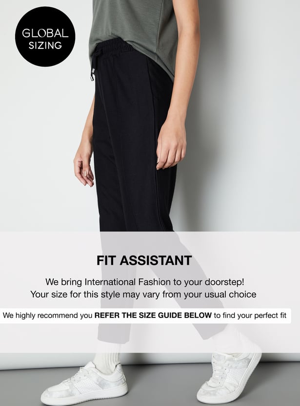 Women Textured Trousers