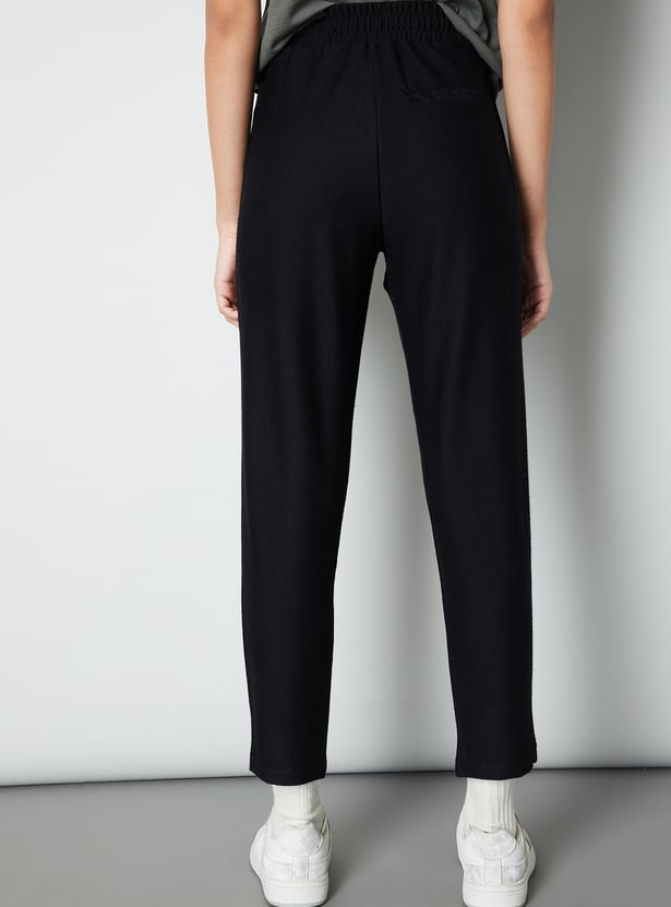 Women Textured Trousers
