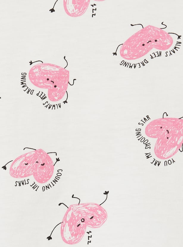 Girls Printed Sleepwear Set