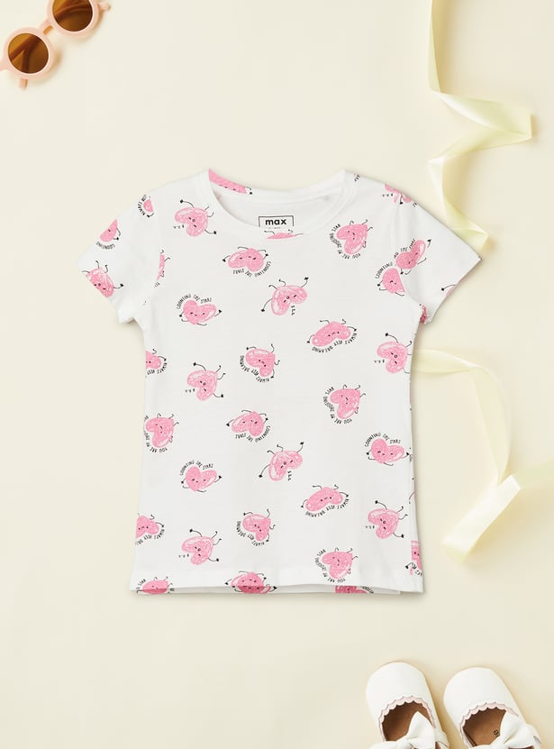 Girls Printed Sleepwear Set