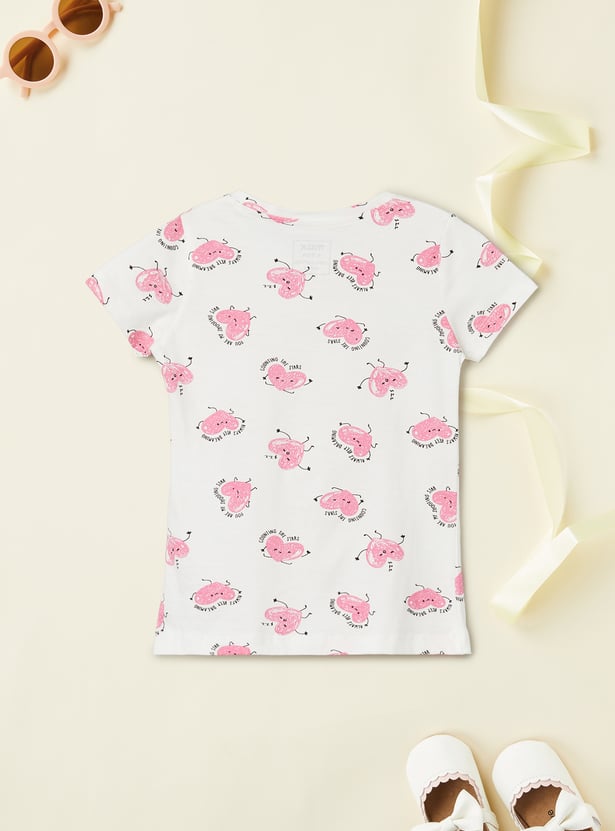 Girls Printed Sleepwear Set