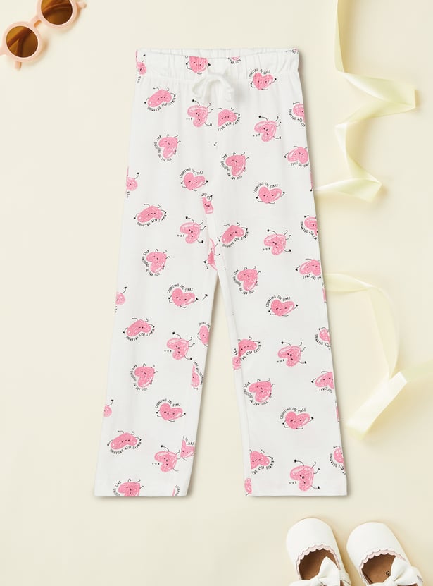 Girls Printed Sleepwear Set