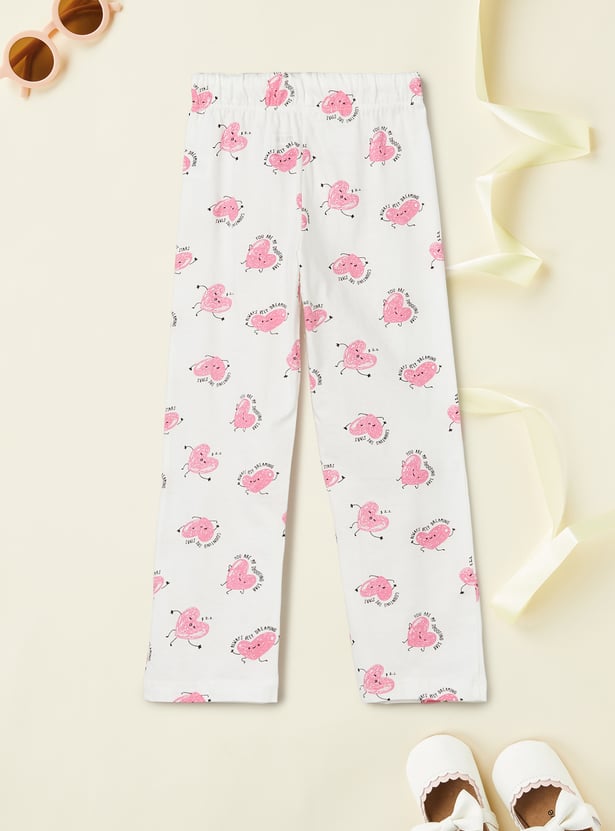 Girls Printed Sleepwear Set