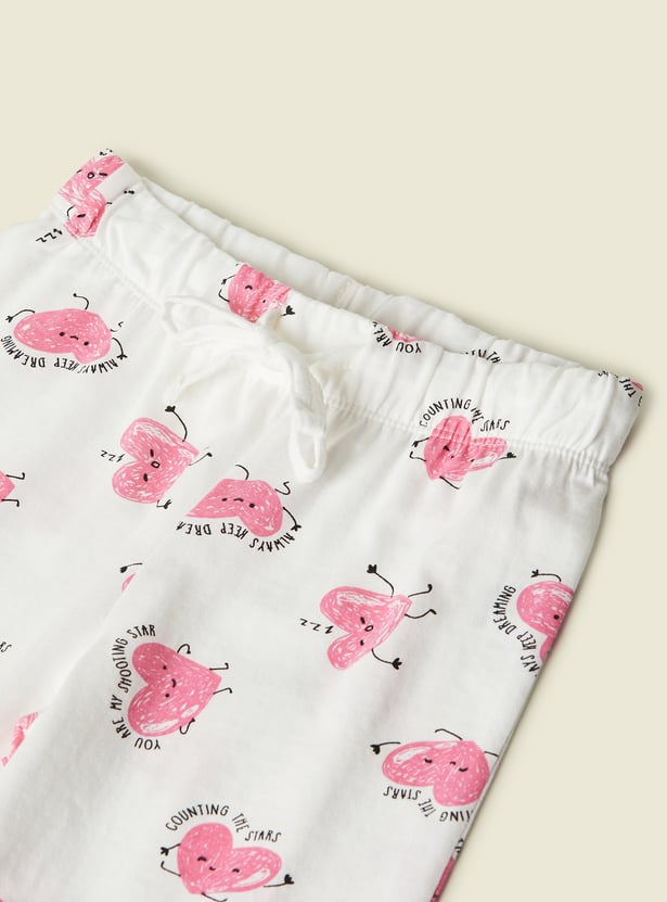 Girls Printed Sleepwear Set