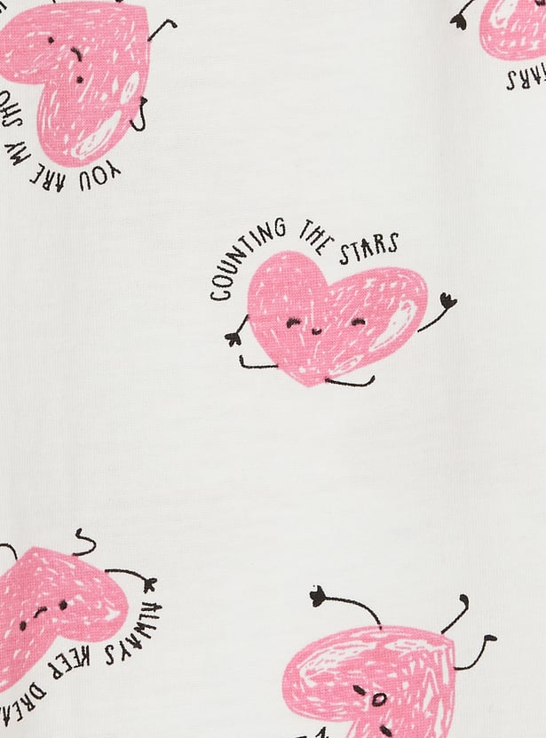 Girls Printed Sleepwear Set