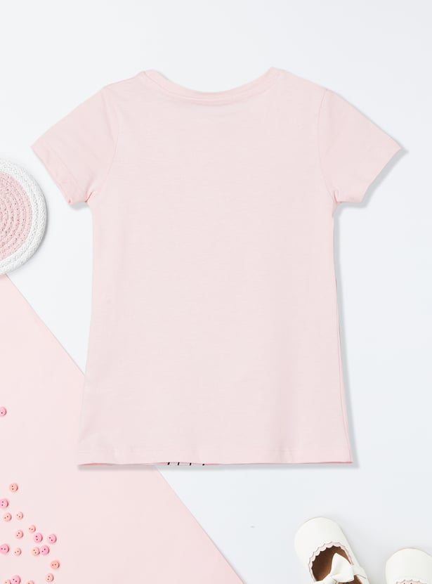 Girls Bugs Bunny Printed Sleepwear Set