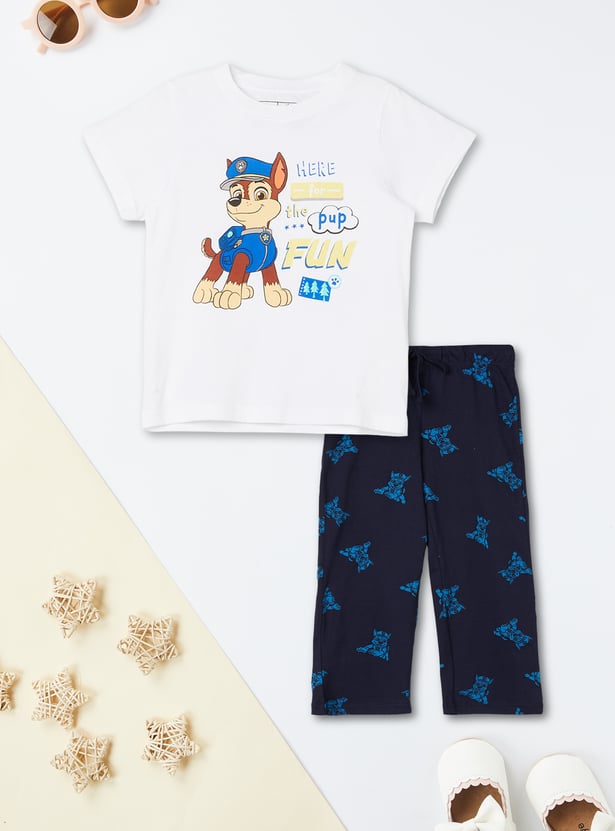 Boys Paw Patrol Print Sleepwear Set