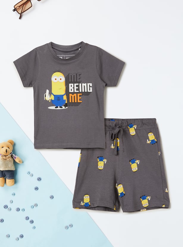 Boys Minions Print Co-ords Set