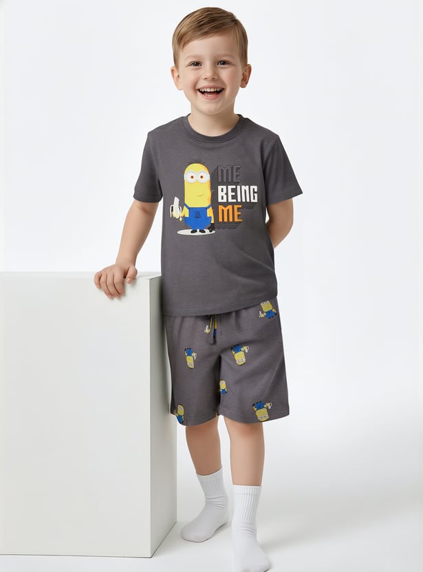 Boys Minions Print Co-ords Set