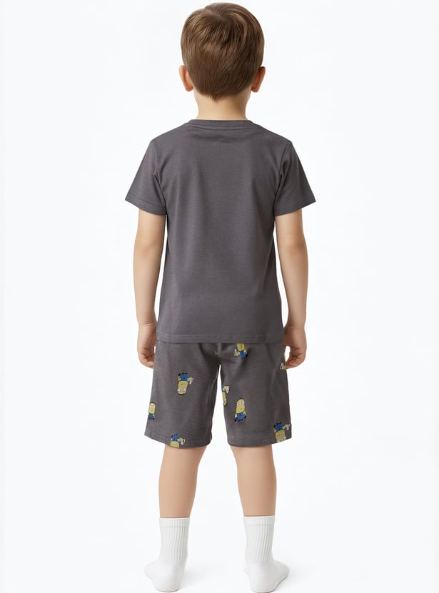 Boys Minions Print Co-ords Set