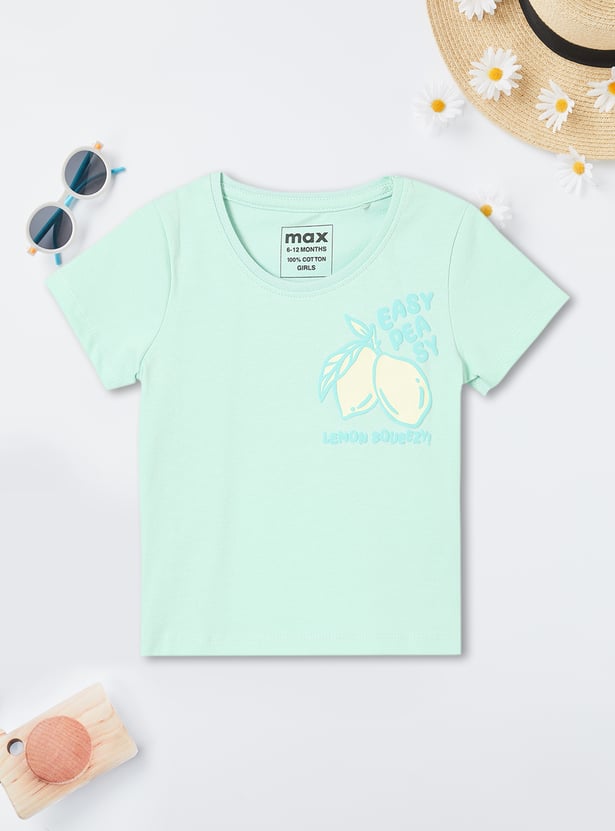 Girls Printed T-shirt - Pack of 2