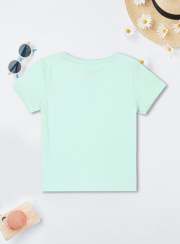 Girls Printed T-shirt - Pack of 2