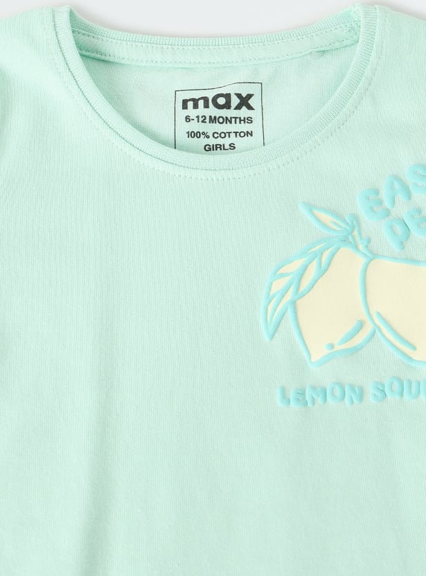 Girls Printed T-shirt - Pack of 2