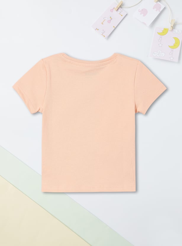 Girls Printed T-shirt - Pack of 2