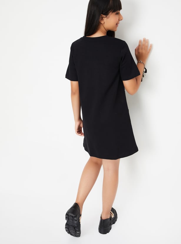 Girls Embellished Shift Dress