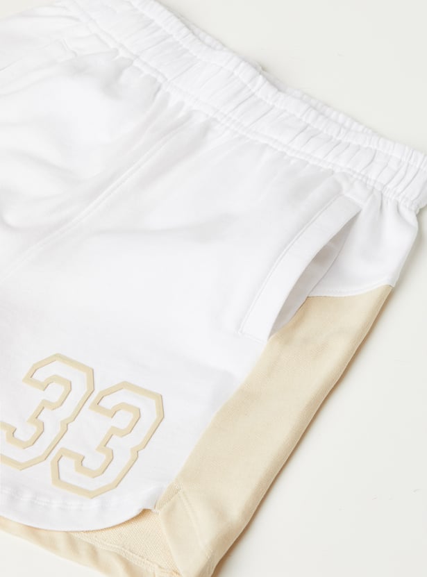 Girls Printed Shorts Set