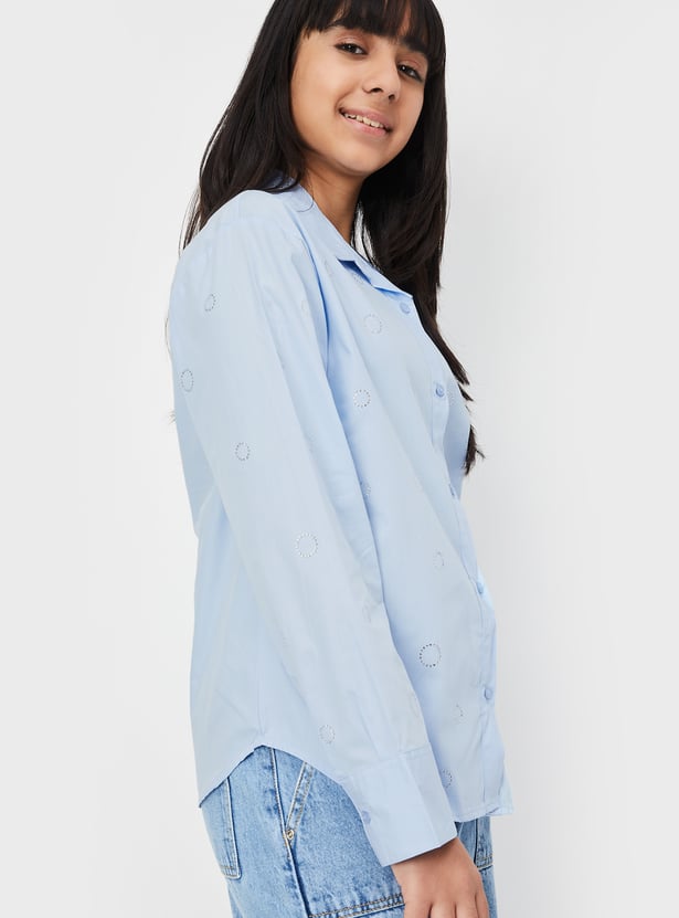 Girls Embellished Shirt