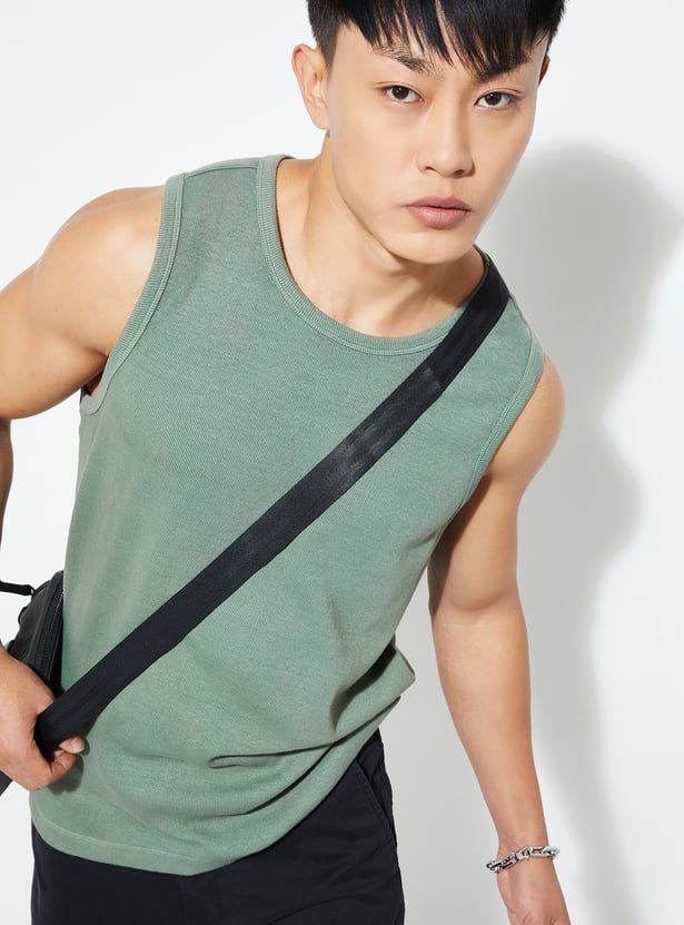 URB_N Men Ribbed T-shirt