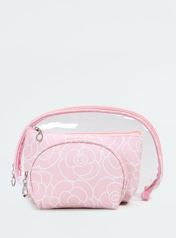 Women Printed Pouches - Pack of 3