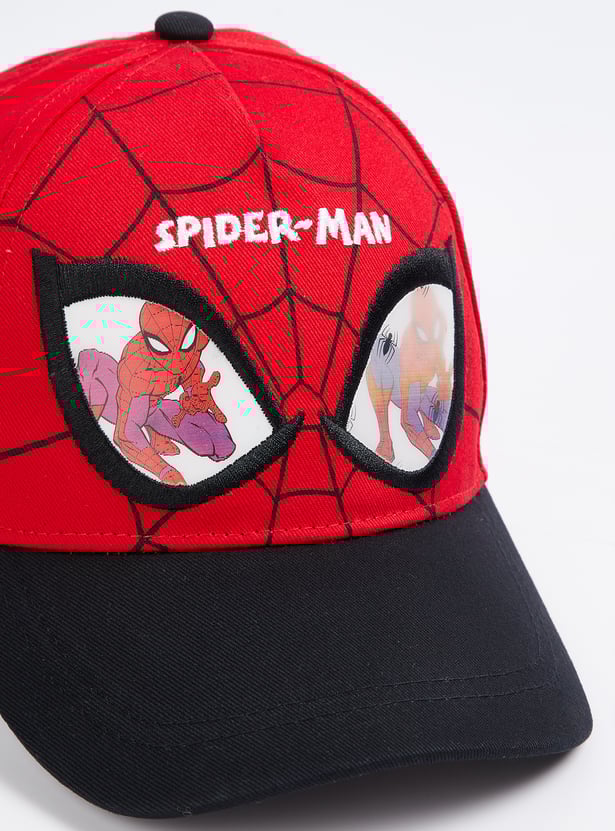 Boys Spiderman Print Baseball Cap