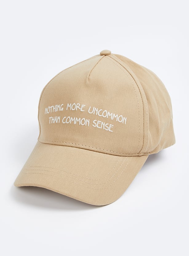 Boys Text Embroidered Baseball Cap