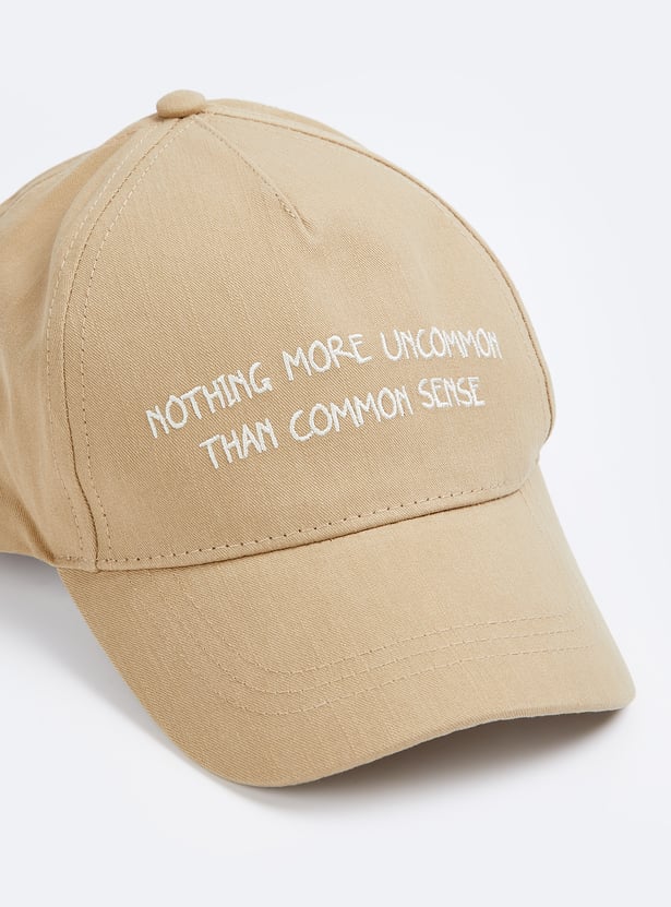 Boys Text Embroidered Baseball Cap