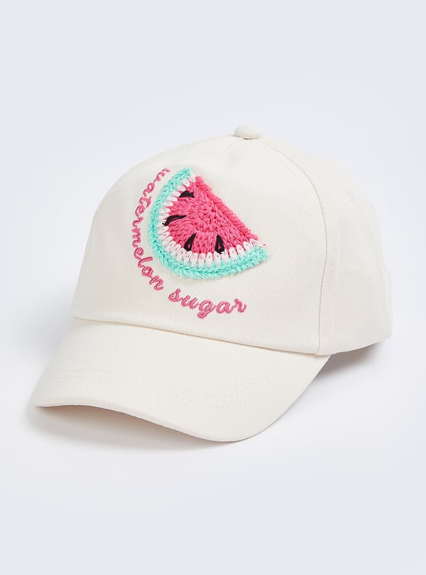 Girls Embroidered Baseball Cap