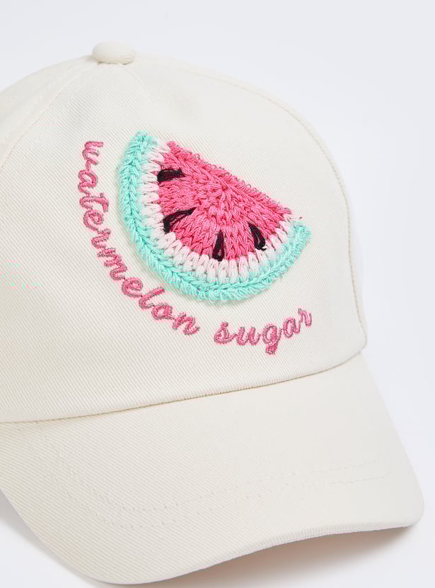 Girls Embroidered Baseball Cap