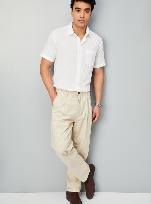 Men Striped Slim Fit Shirt