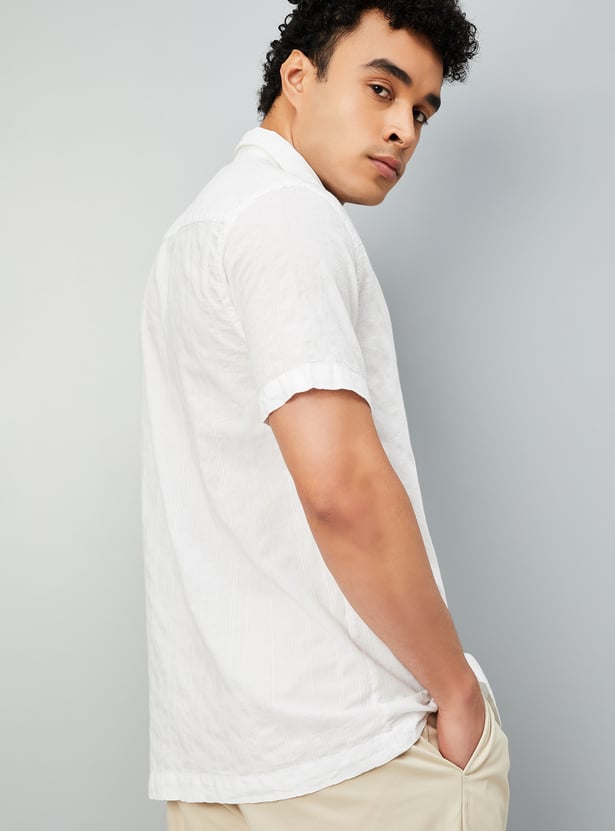 Men Striped Slim Fit Shirt