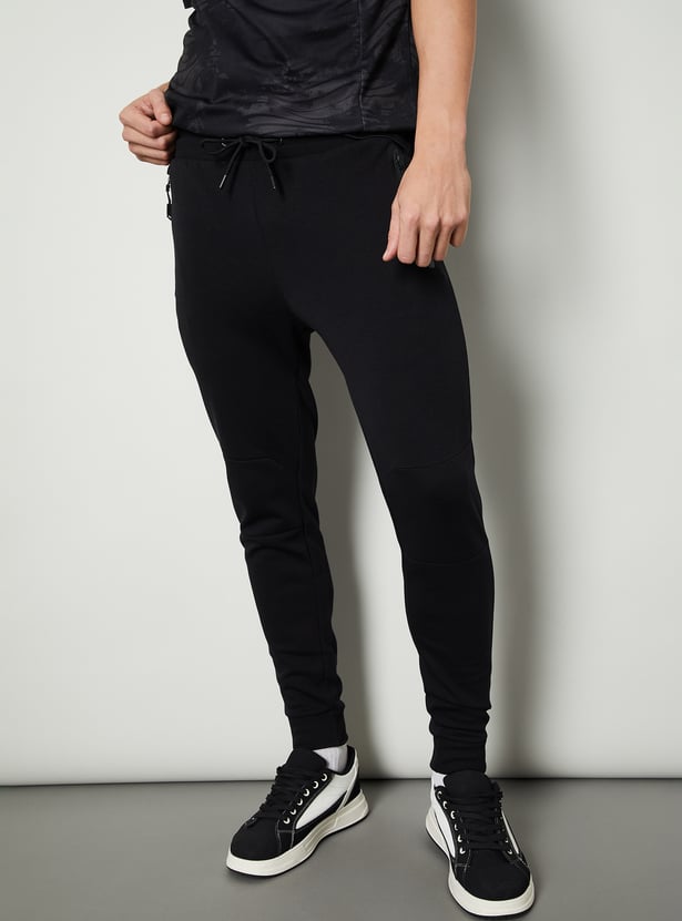 Men Solid Athleisure Joggers