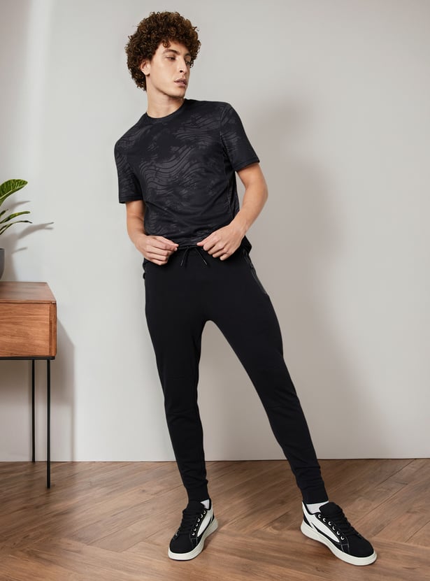 Men Solid Athleisure Joggers