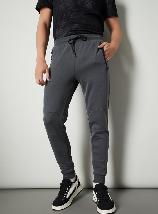 Men Solid Athleisure Joggers